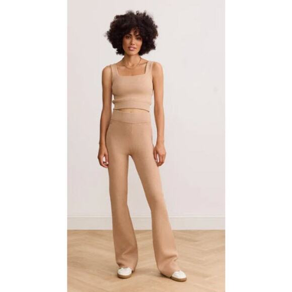 Lune Active Olly Flared Pants Camel Size Medium - Picture 1 of 7